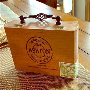 Hand Made Wooden Cigar Box Purse